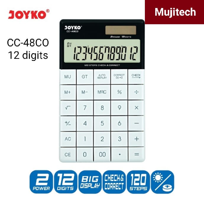 

JOYKO KALKULATOR CC 48CO 12 DIGITS CALCULATOR