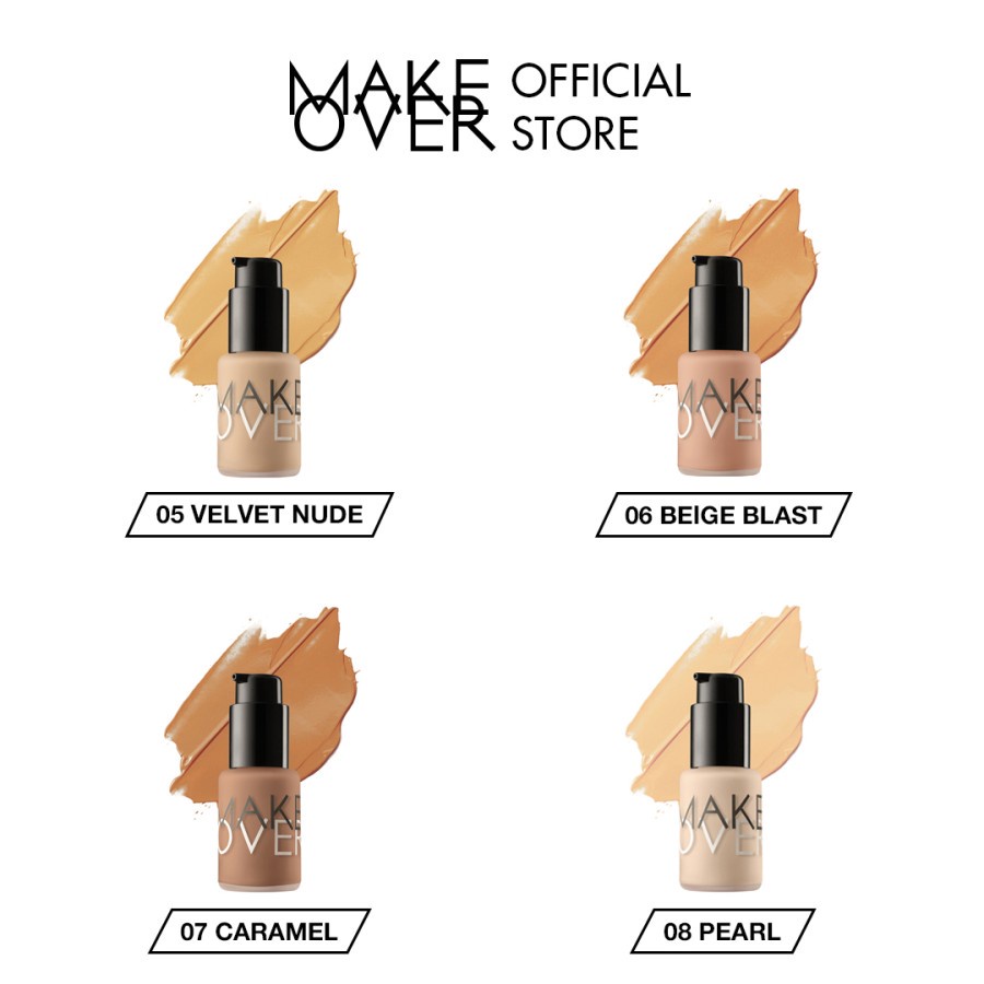 Make Over Ultra Cover Liquid Matt Foundation 33ml