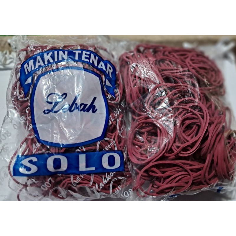 

KARET GELANG MERAH 250 Gram/ KARET GELANG LEBAH SOLO/ KARET GELANG TEBAL/ KARET GELANG BAGUS