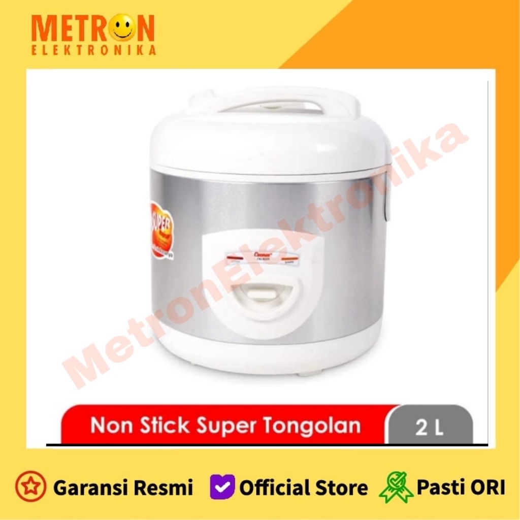 COSMOS CRJ 8229 WSS RICE COOKER 2 LITER / PENANAK NASI / CRJ2889WSS