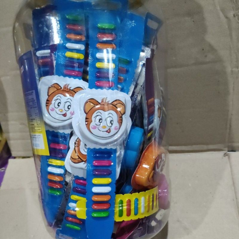 pusan mimi choco coated cokelat compound hitam manis aneka warna toples