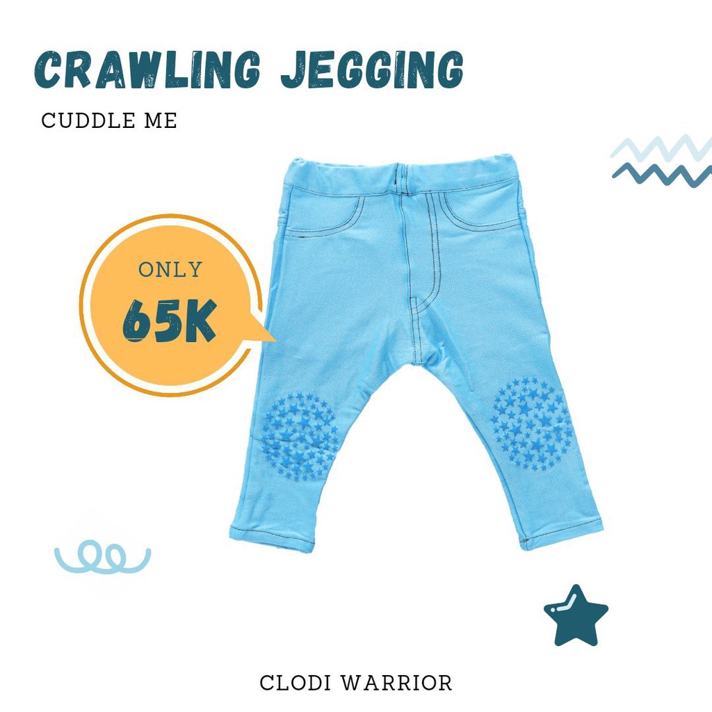 Cuddle Me Crawling Jegging Jeans Legging Bayi 7 bulan - 2 tahun (isi 1 celana)