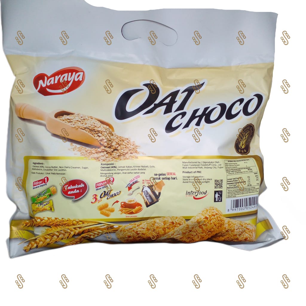 

Naraya Oat Choco 10gr - Zak Isi 40 Pcs