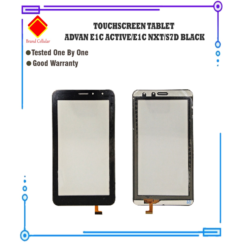 Jual TOUCHSCREEN ADVAN E1C ACTIVE - E1C NXT - S7D - BLACK - TS ADVAN