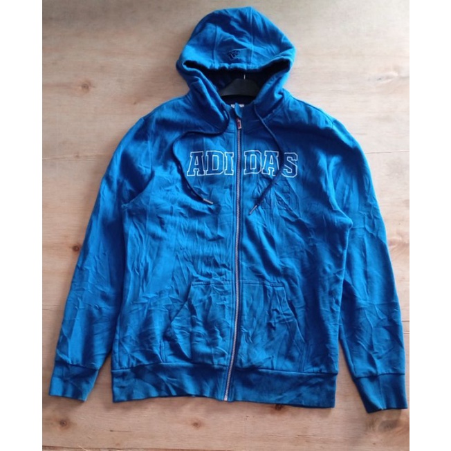 ADIDAS BIG LOGO ZIPPER HOODIE second/bekas