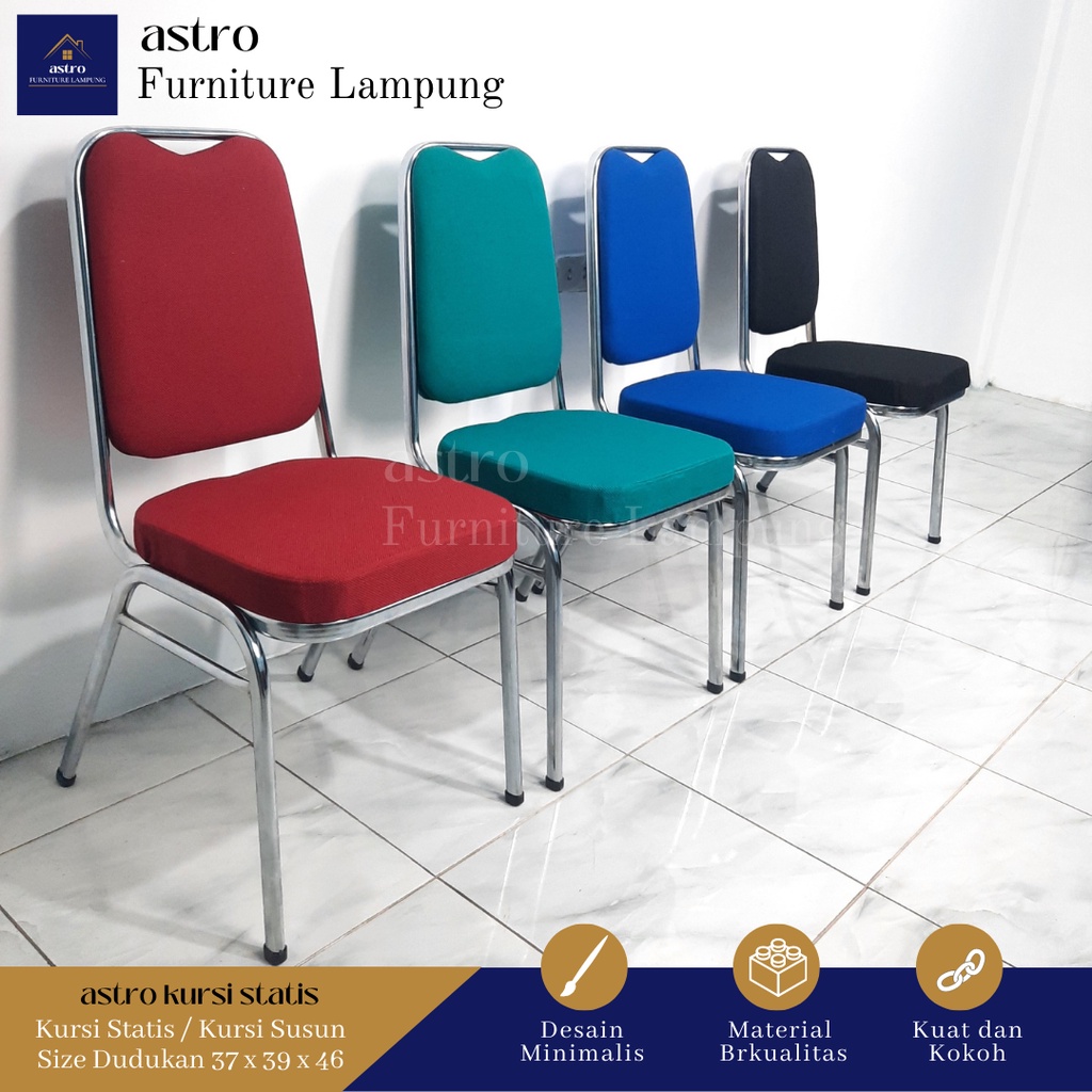 KURSI SUSUN / KURSI TUMPUK / KURSI SEMINAR STAINLESS