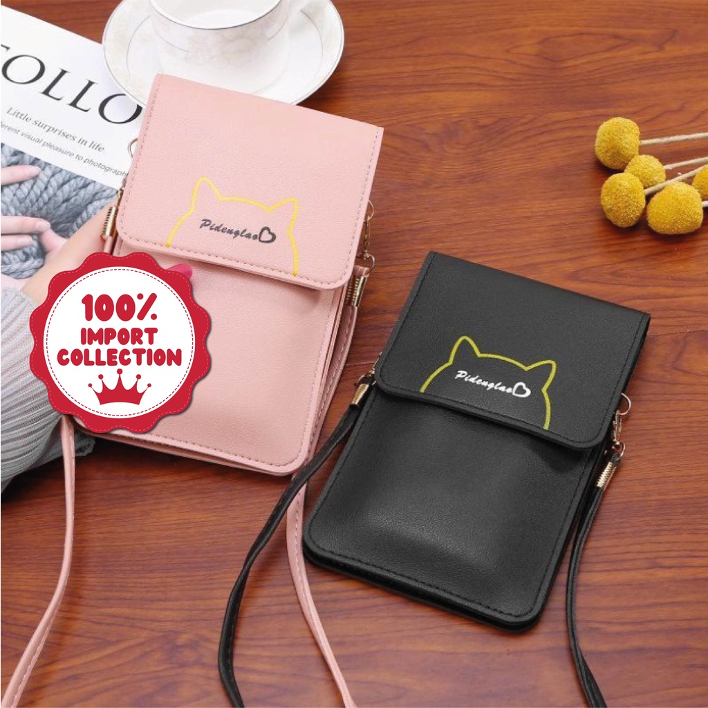 PIDENGLASS Pocket Slingbag Simple Mika Belakang Elegan Unisex Remaja Cute Korean Style By Chikoisme NR