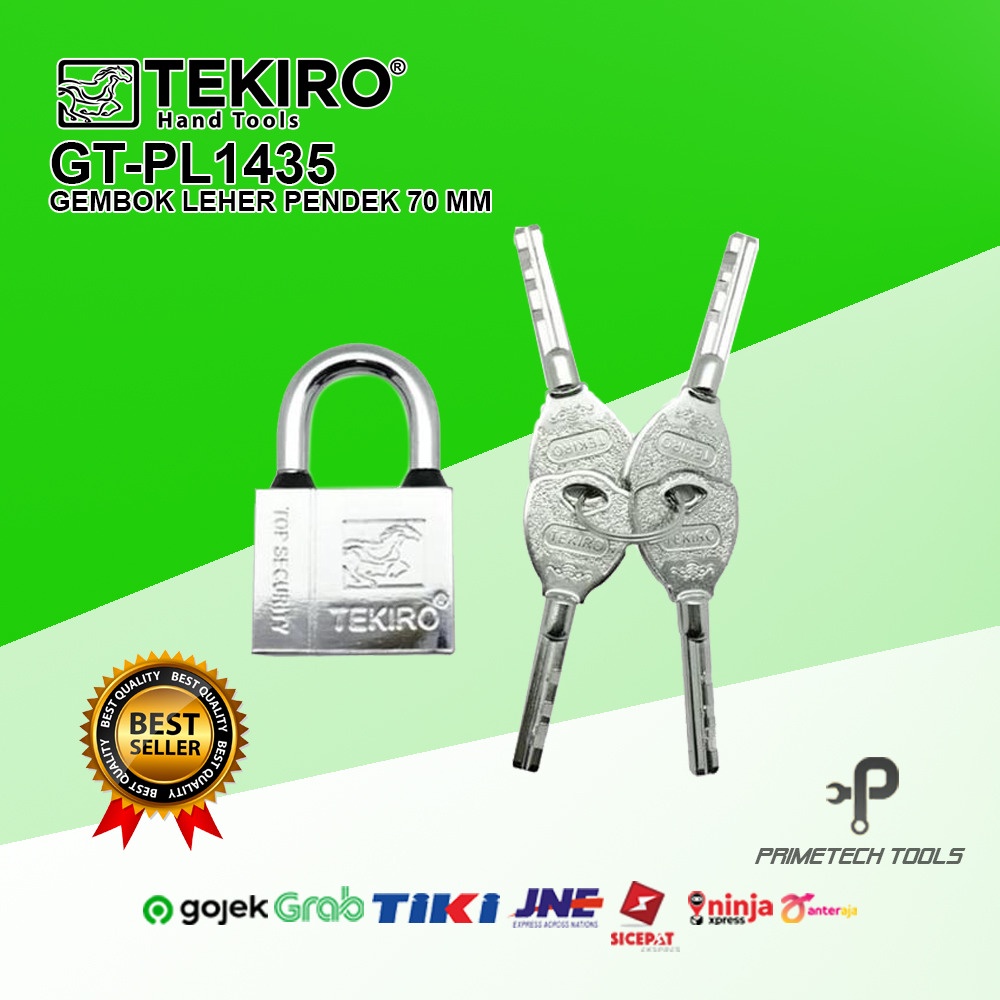 TEKIRO GEMBOK LEHER PENDEK 70 MM GT-PL1435