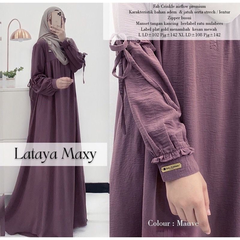 (DBY) GAMIS LENGAN REMPEL ROSE DRESS WANITA CRINCLE AIRFLOW