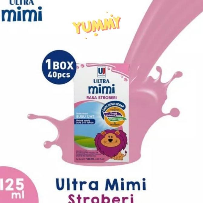 

Susu Ultra Mimi 125ml Strawberry Stroberi 1dus=40pcs Grab Gojek Only TERLARIS TERPERCAYA ORIGINAL