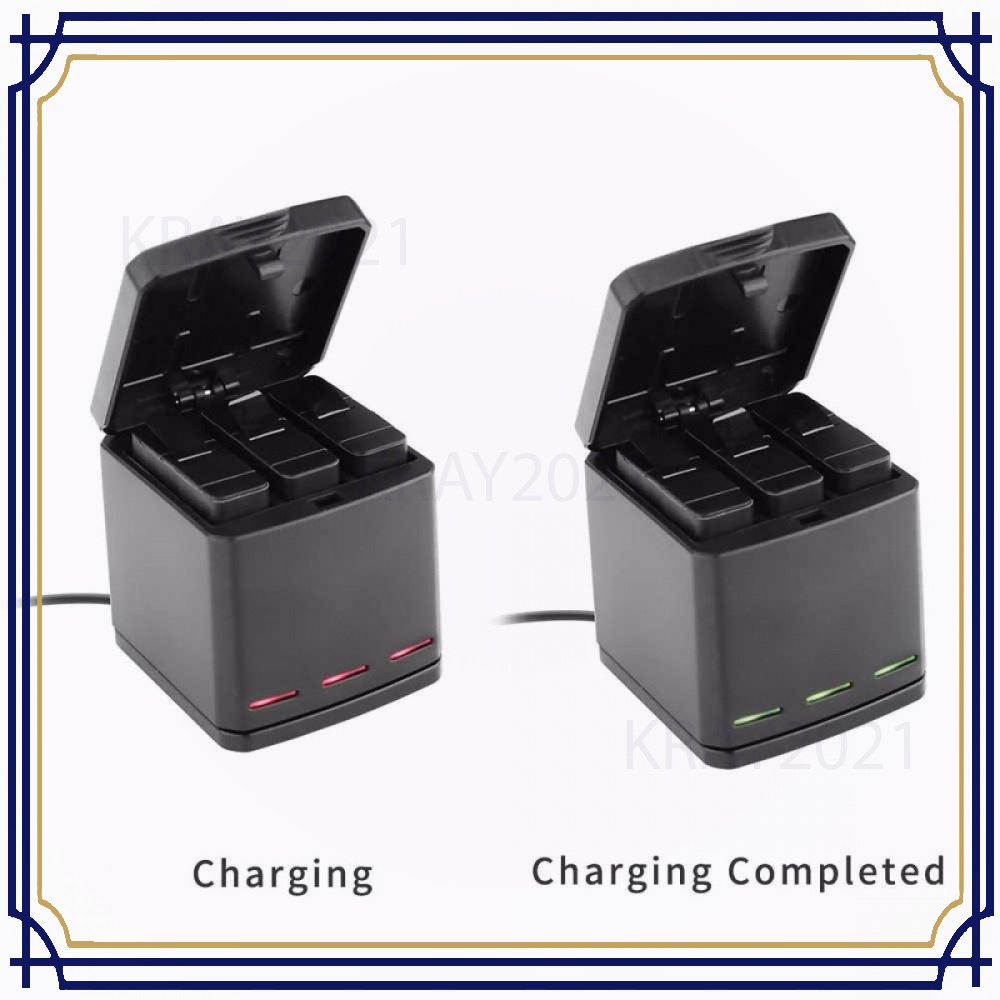 Charger Baterai 3 Slot for GoPro Hero 5/6/7 - GP-BCG-502