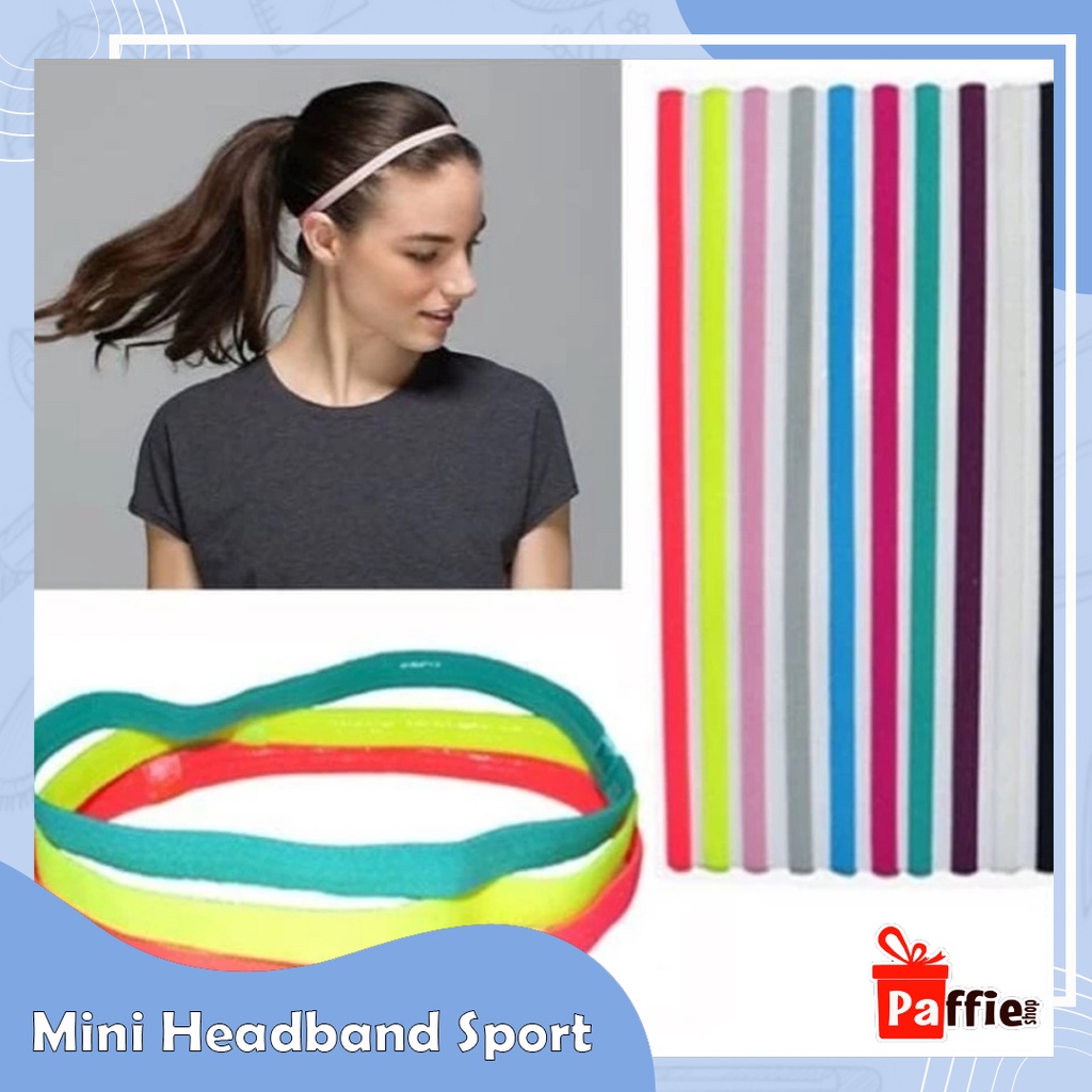 Mini Headband Sport Olahraga Lari Sepak bola Basket Hair Band Gym Yoga