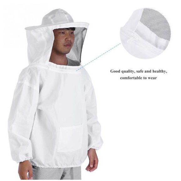 Baju Jaket Anti Lebah Warna Putih