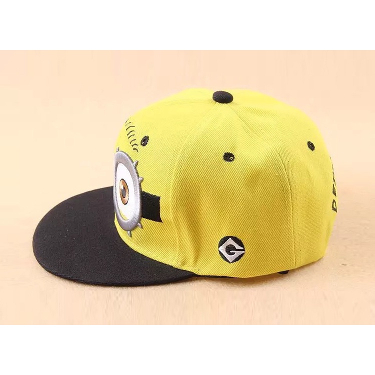 New Arrival Topi Baseball Anak Lucu Bordir Mata Besar Kartun Anak Laki Laki Perempuan Snapback Kid Hip Hop Sun Visor Hat