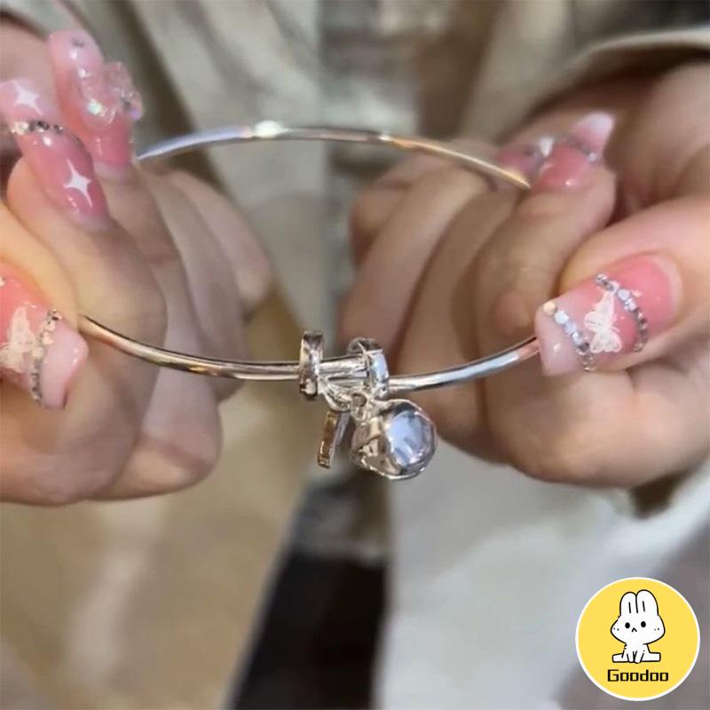 Gelang Kartun Wanita Cinnamoroll Dog Kuromi Sahabat Pasangan yang Dapat Disesuaikan Fashion Korea -Doo