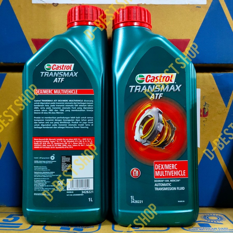 Oli TRANSMISI ATF Castrol SUZUKI ERTIGA MATIC - LTR
