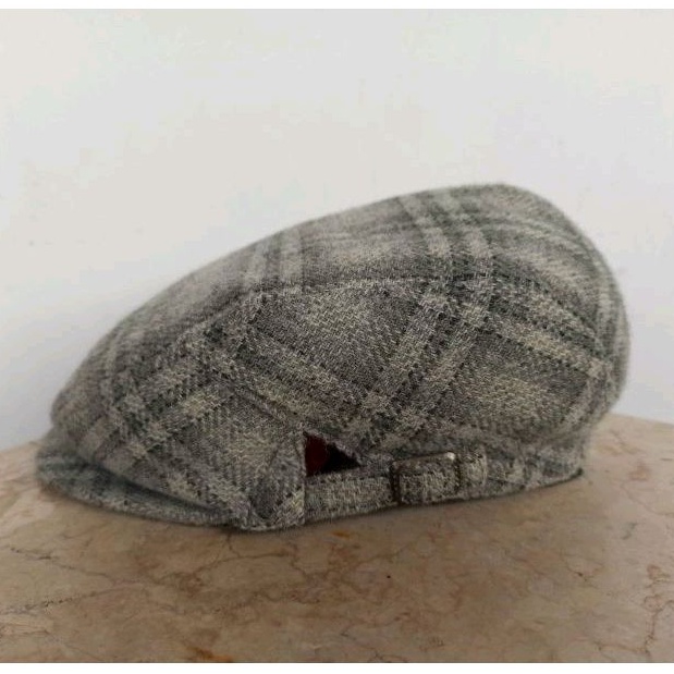 Topi Pet Vintage GUN Wool Flat Cap
