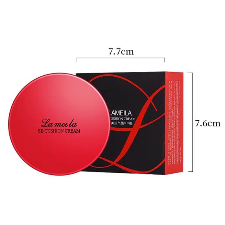 Lameila BB Cushion Cream Cerah &amp; Glowing By Aurora 5115