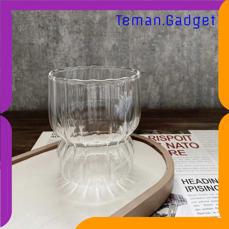 TG - DPR OTM Gelas Cangkir Oatmeal Cup Breakfast Crystal Glass Cup 260ml - T031