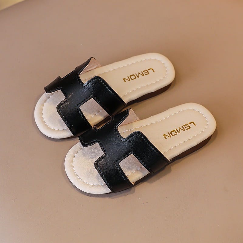 7.7  TERMURAH Sandal Slop Anak Perempuan IMPORT READY STOK 21-25