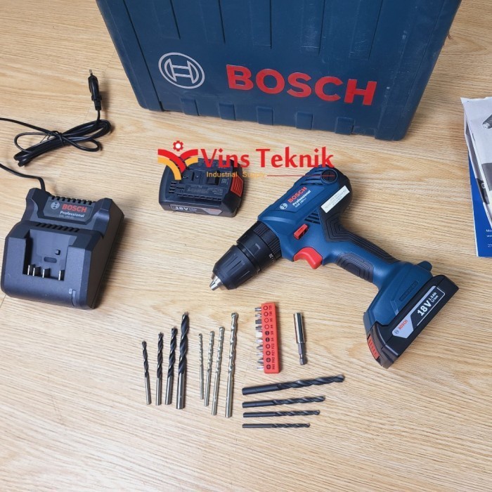 Mesin Bor Baterai Cordless Drill Driver Gsb180Li Bosch Gsb 180 Li