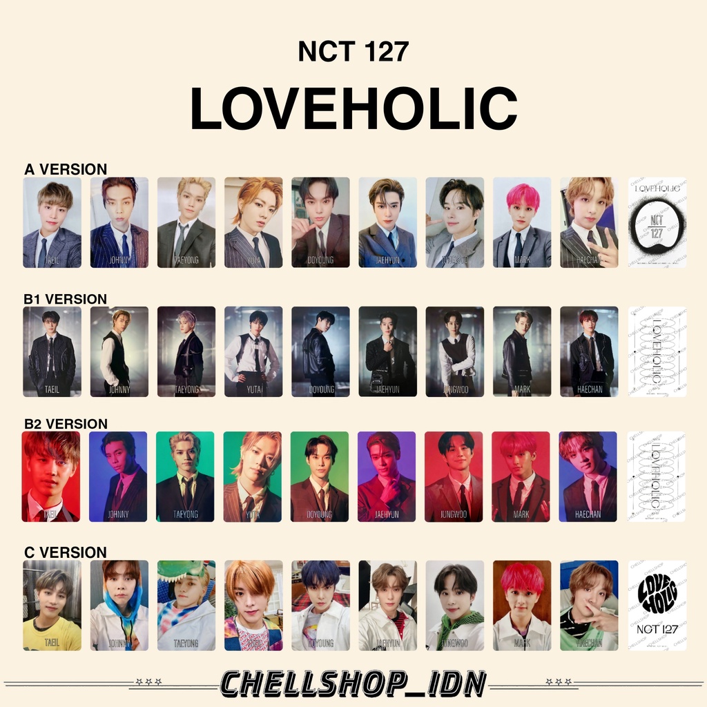 PHOTOCARD NCT 127 LOVEHOLIC