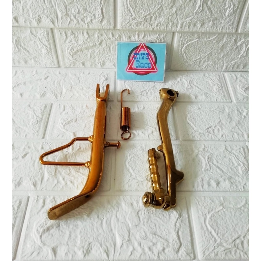 Standar Samping Ring 14 Gold + Selahan - Engkolan = Mio J, Mio Smile, Mio Soul, Fino Karbu, Mio Spor