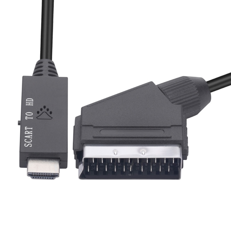 Adaptor btsg to Scart 1080p60Hz/720p60Hz Output Kabel USB Power Supply Konsumsi Daya Rendah