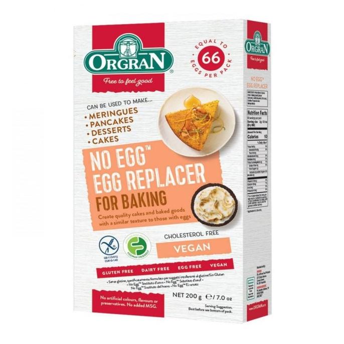 

Orgran Gluten Free No Egg Replacer 200g/ Vegan Flour/ Tepung Vegan