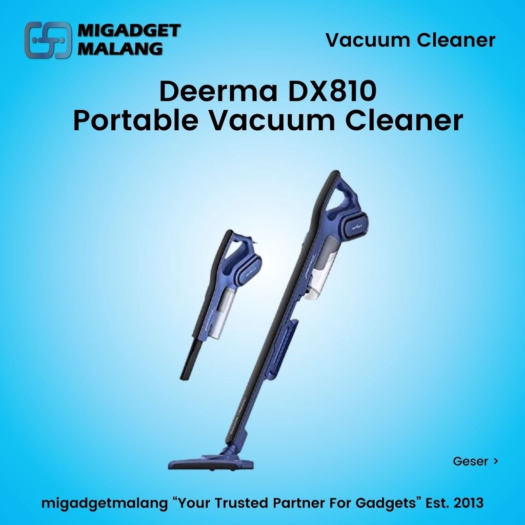 Deerma DX810 Hand-held Portable Vacuum Cleaner 15000 Pa Penyedot Debu