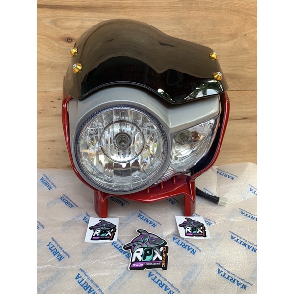 batok totok honda tiger revo pece + lampu depan honda tiger revo pece set visor tiger revo pece mera