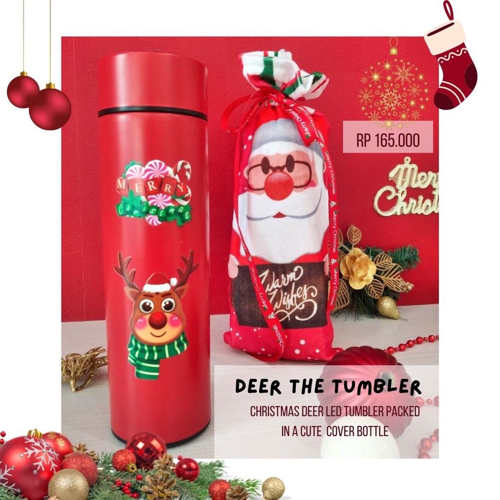 

tumbler kado natal hampers christmas gift