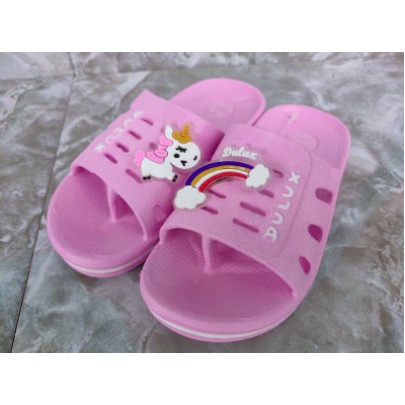 DX-269D-UNC Sandal Selop Jepit Anak Perempuan Karakter Unicorn Ukuran 24-29