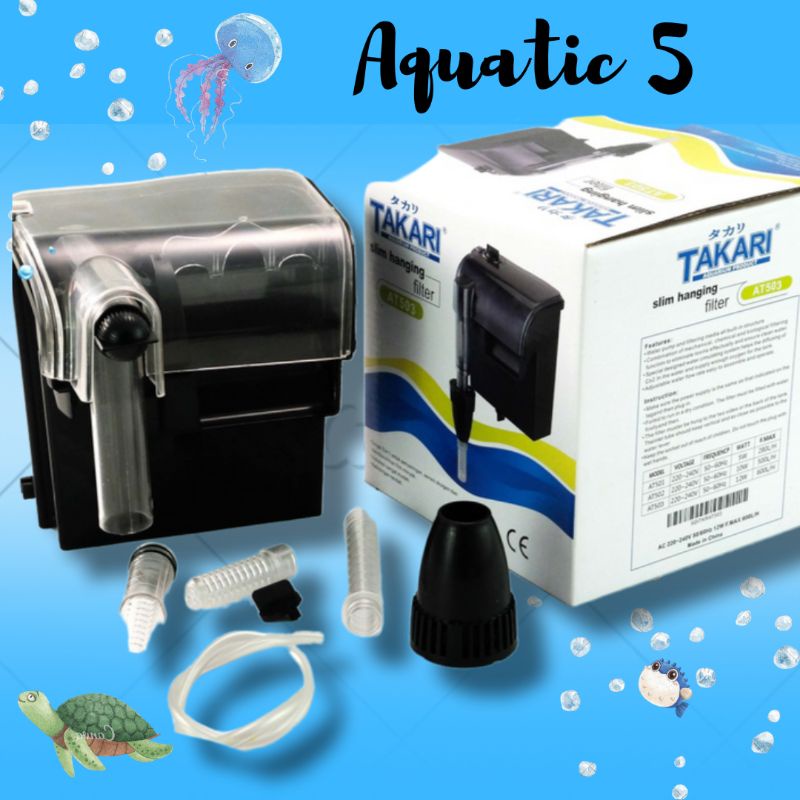 Promo Pompa Aquarium Slim Hanging Filter TAKARI AT 503