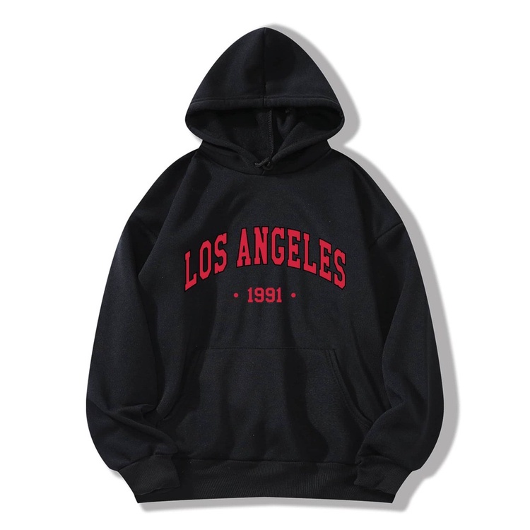 LOS ANGELES 1991 Jumper Hoodie II  Sweater Hoodie Trendy II Sweter Oblong Topi Sz M - XL ( Pria &amp; Wanita / Anak &amp; Dewasa )