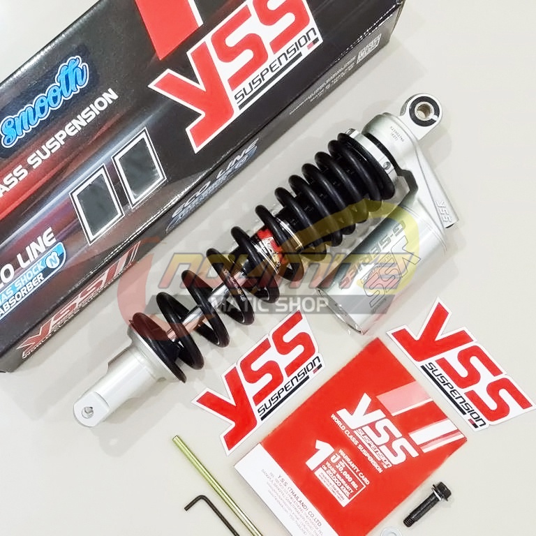 Shock YSS G Series Smooth Silver Edition 340mm Shockbreaker Vario 160