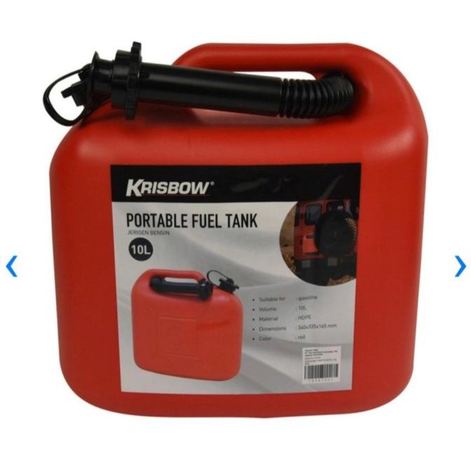 JERIGEN BENSIN PLASTIK 10 LITER KRISBOW paling dicari