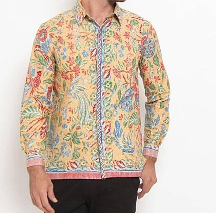 Terbaru Shanaya Batik Blouse Semi Peplum 3 Negeri Blus batik kerja Cantik Modis Elegan