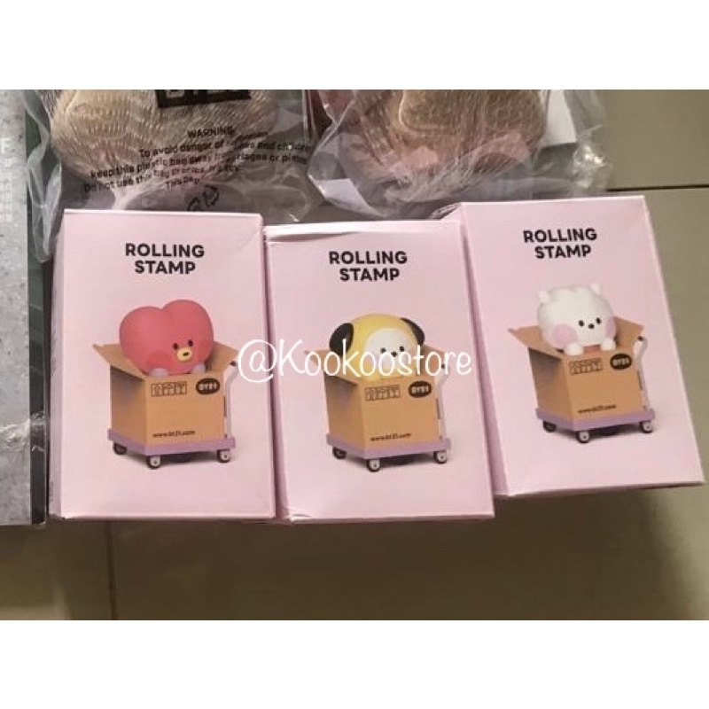 

PO OFFICIAL BT21 MInini Mini Rolling Stamp