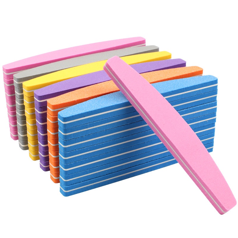 SUNSHINE Buffer Lurus s100/180 Kuku Nail Art File Buffer Kuku Warna Warni kuku penghalus kuku nail buffer nail art Manicure Pedicure