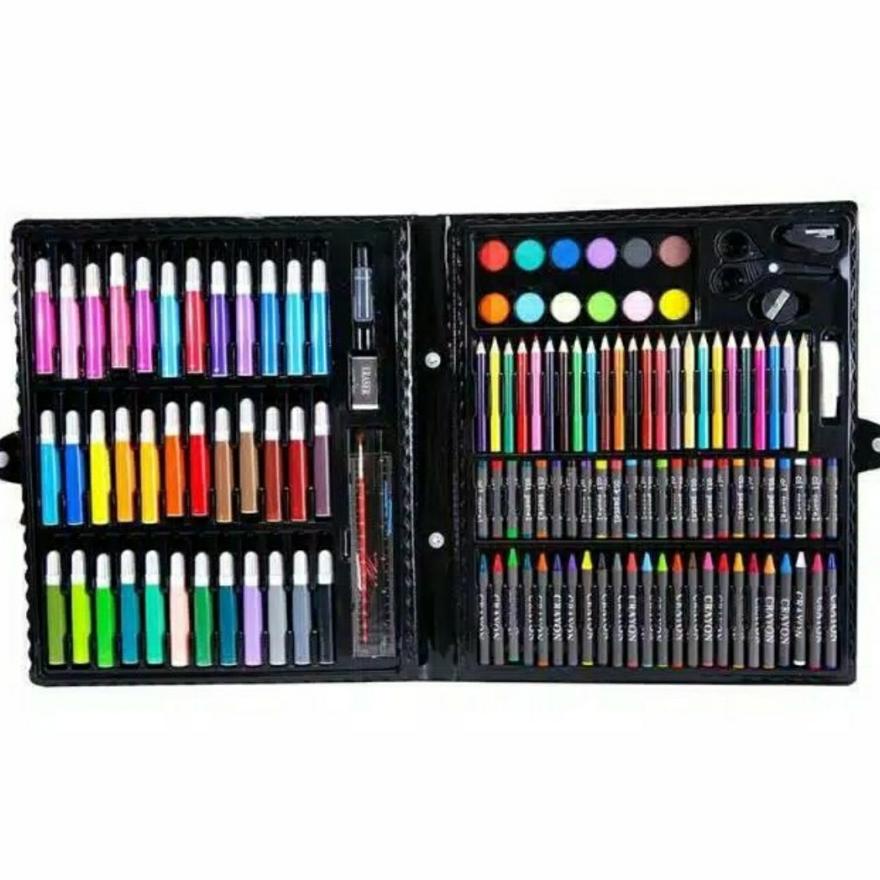 

PENSIL WARNA 150PCS - ALAT TULIS SET CRAYON COLOURING SET 150PCS ART - BERKAHCELL TERLARISS...,,,,,