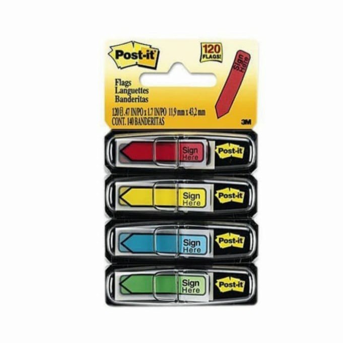 

RB 3M post it flags sign here 684-SH Page Marker