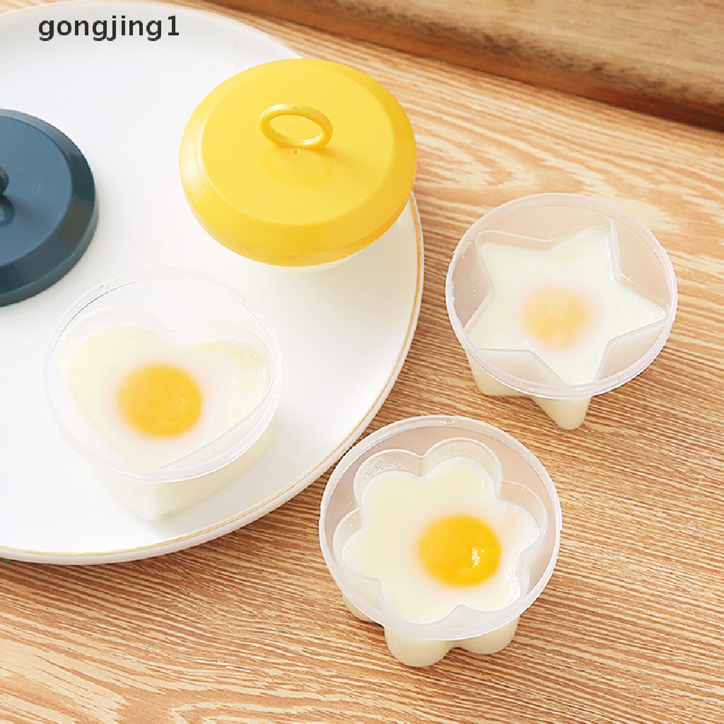 Ggg 4PCS Cetakan Perebus Telur Egg Poachers Cups Food-Grade Fancy Egg Cooker Tool ID