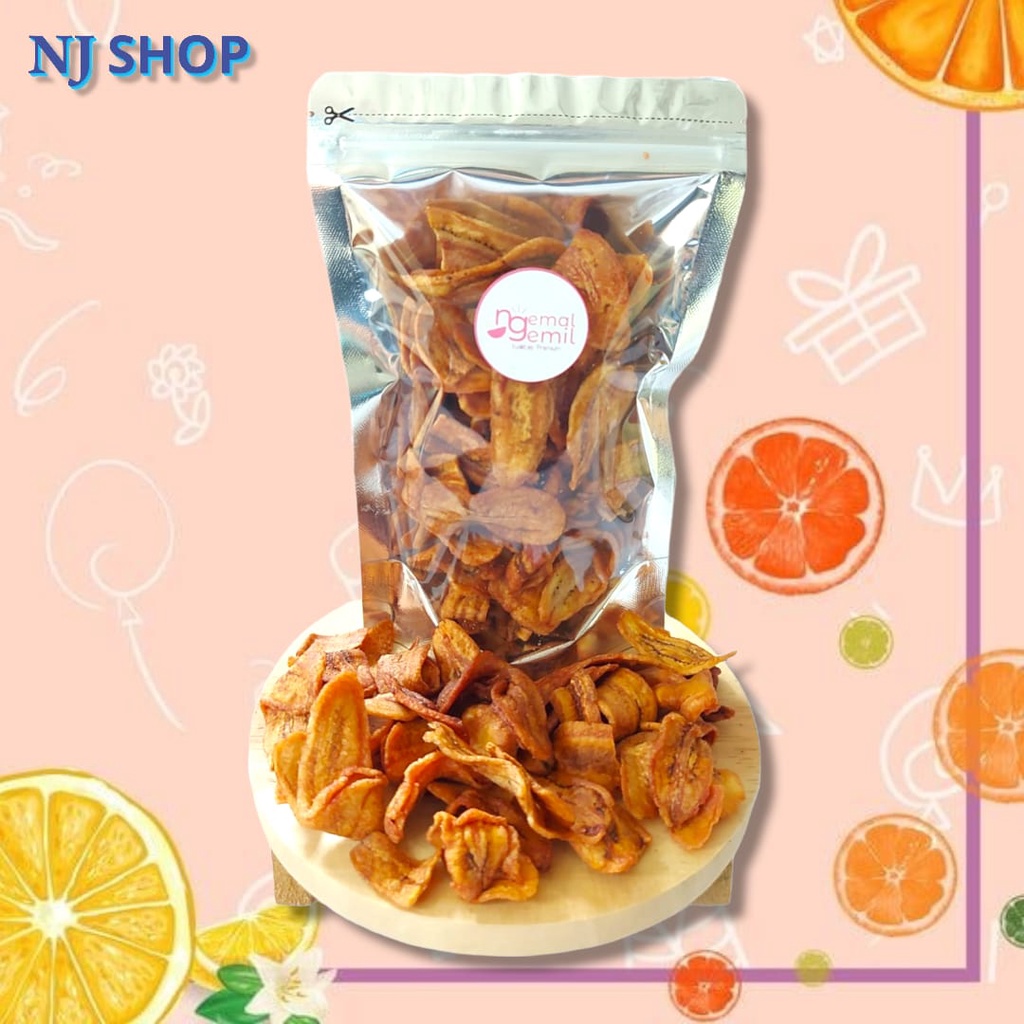 

[Snack Original] - Snack Kripik Pisang Sale Oven Rasa Asli Pisang Sale Original Homemade Kualitas Premium
