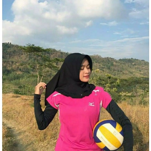 Jilbab Instan Gowes atau Renang Hijab Sport jersey Premium - toserbaht