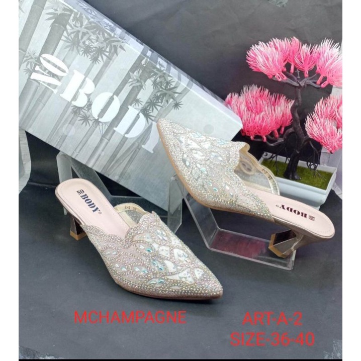 sandal pesta wanita nobody A-2