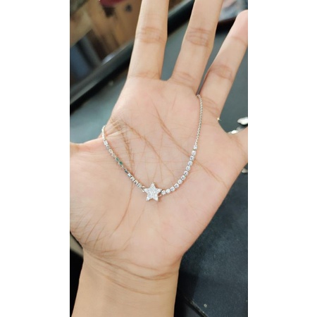 Gelang Serut Love White Gold