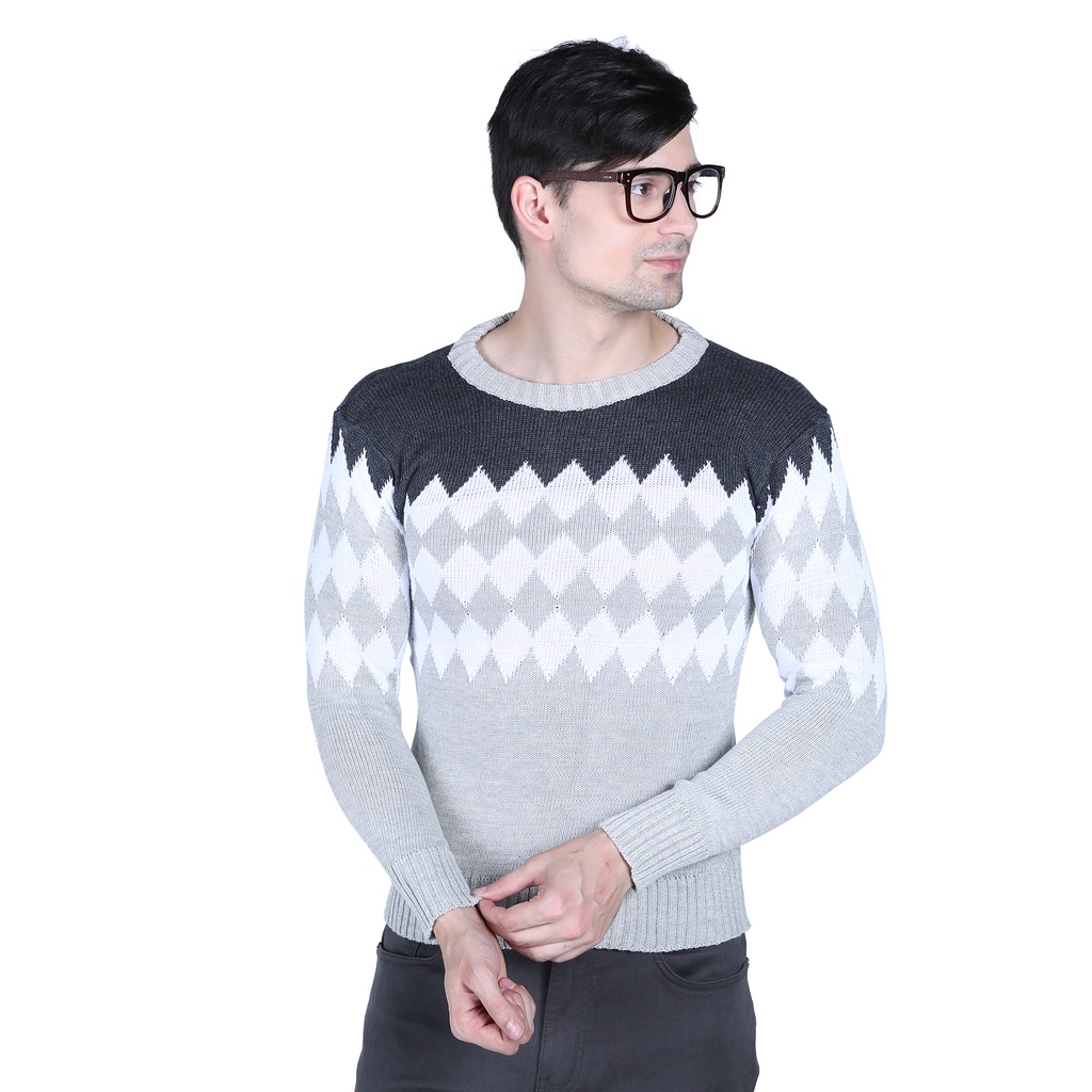 Casual Male Sweaters Rajut Biru – SWE 557