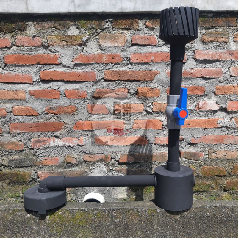 Skimmer dengan Vacuum Drain set Kolam Koi Vacum Drain