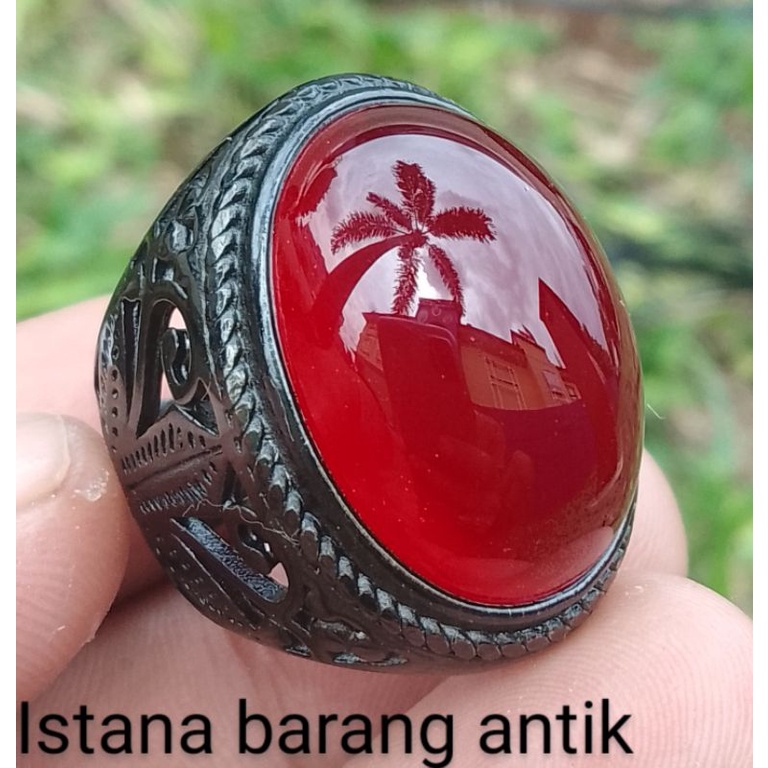 CINCIN BATU RED CEMPAKA ACEH ASLI NATURAL 100% BIG